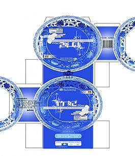 竹妃青花瓷日夜兩用圖片