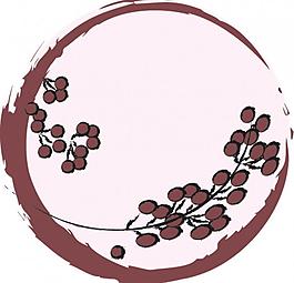 單獨面料回花紋樣 山竹紋樣圖片