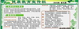 健康教育宣傳欄圖片