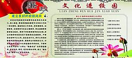 校園廉政文化展板圖片
