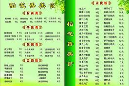 菜單 菜譜 菜譜模版 菜譜綠色背景圖片