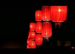 紅色燈籠背景視頻素材圖片