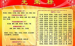 光榮榜圖片