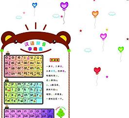 漢語拼音字母表圖片