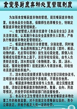 餐廚廢棄物管理制度圖片