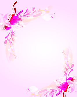 夢(mèng)幻粉色背景對(duì)角花紋移門圖