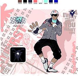 服裝設計手稿圖片