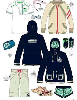 服裝設計手稿款式圖圖片