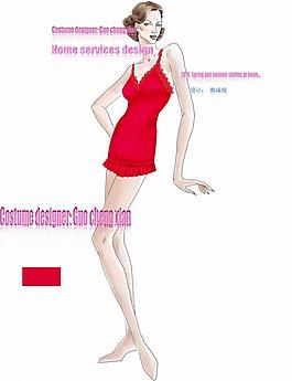 女裝設(shè)計(jì)效果圖圖片