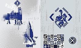 男童設(shè)計圖案素材圖片