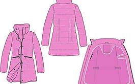 服裝羽絨服設(shè)計(jì)圖片