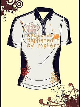 男裝 t shirt 印花設(shè)計 皇冠加字母圖片