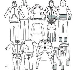 服裝模板圖片