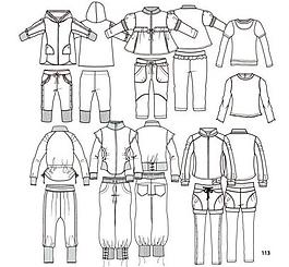 服裝模板圖片