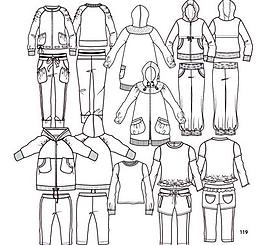 服裝模板圖片