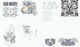 男童設(shè)計(jì)圖案素材圖片
