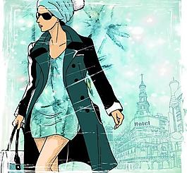 都市時(shí)尚少女圖片