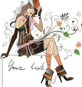 時尚少女圖片