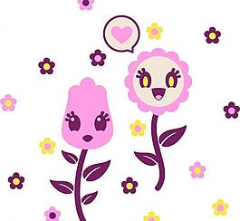 卡通花紋圖片