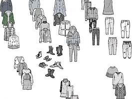 服裝款式圖圖片