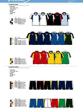 運動品牌服裝設計圖圖片