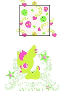 外貿(mào)童裝印花繡花圖案元素圖片