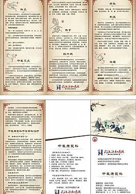 中醫科三折頁圖片