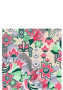 線條時(shí)尚花紋圖片