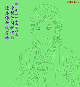 古裝描繪圖