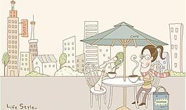 卡通生活圖片