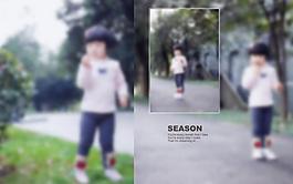 兒童相冊模板圖片