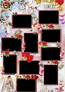 婚慶相冊(cè)模板圖片