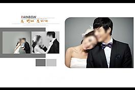 婚紗照相冊模板圖片