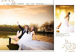 婚紗照相冊模板圖片