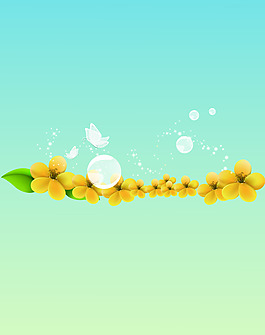 葉子花朵蝴蝶移門圖片