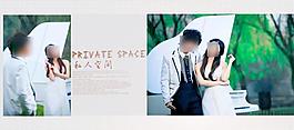 婚紗照相冊模板圖片