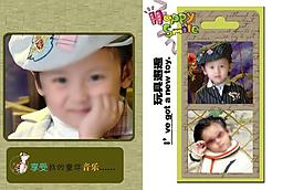 兒童攝影模板圖片