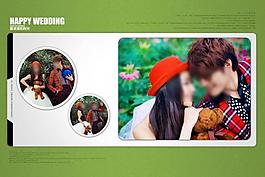 婚紗照相冊模板圖片