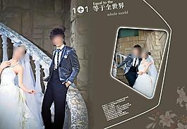 婚紗照相冊模板圖片