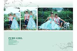 婚紗照相冊模板圖片