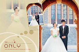 婚紗照相冊(cè)模板圖片