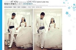 婚紗照相冊(cè)模板圖片