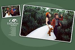 婚紗照相冊模板圖片