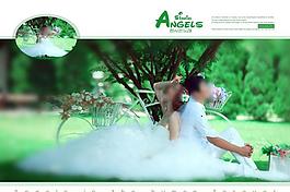 婚紗照相冊模板圖片