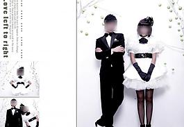 婚紗照相冊模板圖片