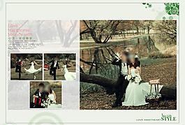 婚紗照相冊(cè)模板圖片