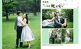 婚紗照相冊模板圖片
