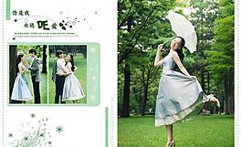 婚紗照相冊模板圖片