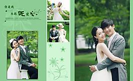 婚紗照相冊模板圖片