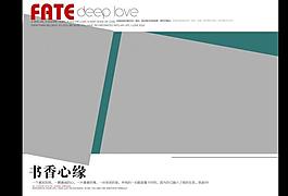 2012年8月婚紗寫真psd模版圖片